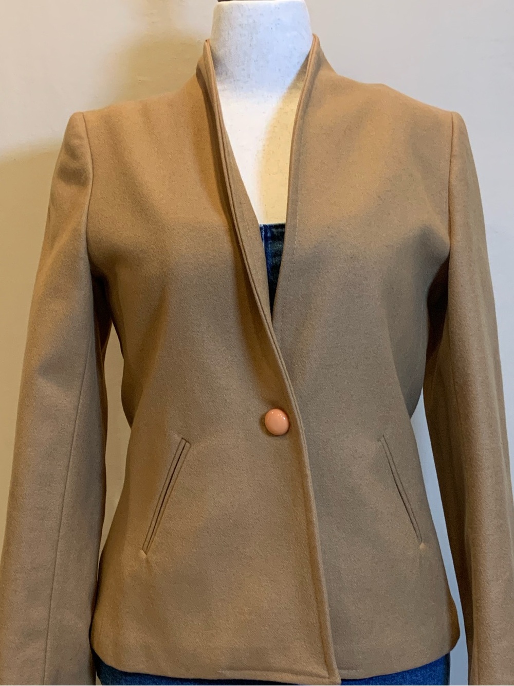 Vintage Frederick & Nelson Camel Wool Blazer Large/XL